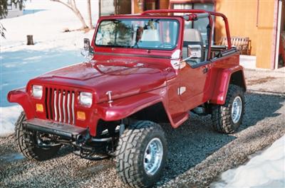 1991 YJ Willys Project Finished Lft Side Frt Ed Bentley