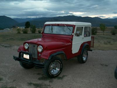 '57 Willys Jeep at my son's place